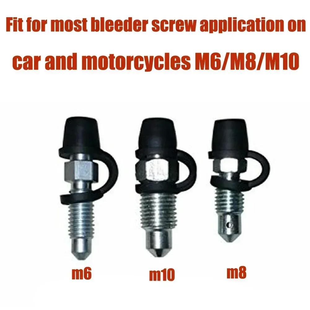 

20/40PCS Brake Bleeder Screw Cap Grease Zerk Fitting Cap Rubber Dust Cover Black Motorcycle Car Accessory