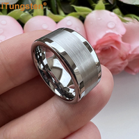 iTungsten 6mm 8mm 10mm Men Women Tungsten Carbide Ring Engagement Wedding Band Fashion Jewelry Matte Polished Finish Comfort Fit