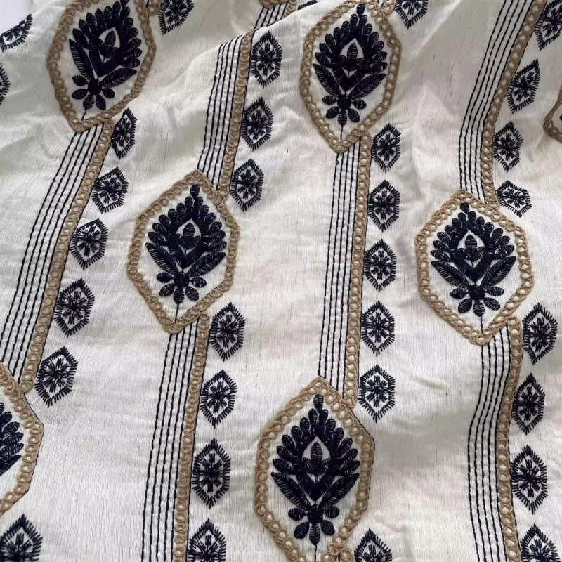 

Retro Polyester Cloth For Clothing Curtain Fabric 50*125cm