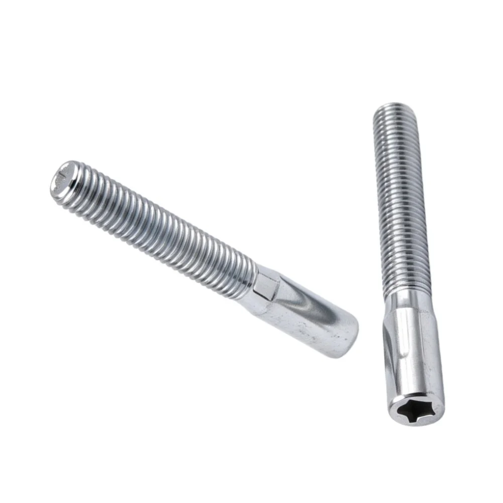 10 Pack Threaded Rod For 5mm Gym Cable Steel Screw Rod Gym Cable Connector Fitness Equipment Accessories