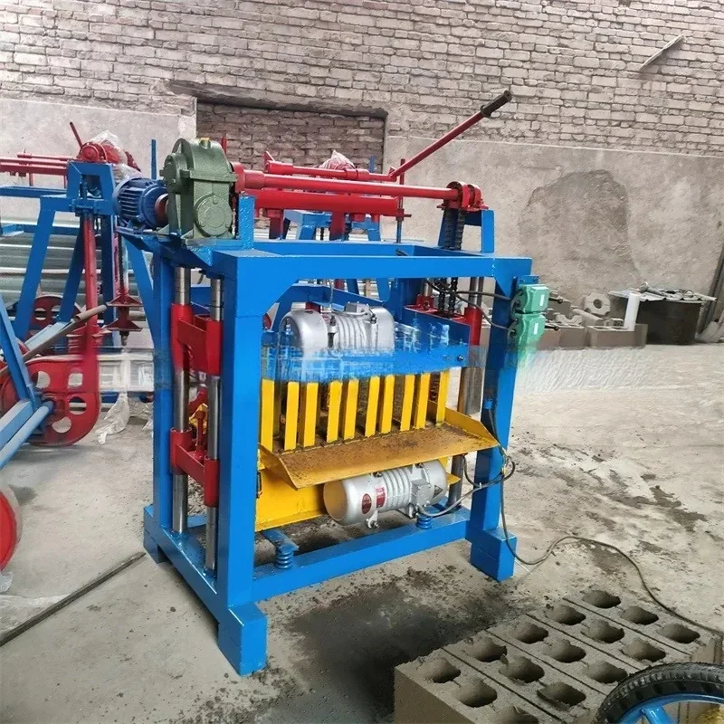 

High Quality Fully Automatic Hollow Cement Concrete Block Maker Machinery earth block machines block bricks machine price
