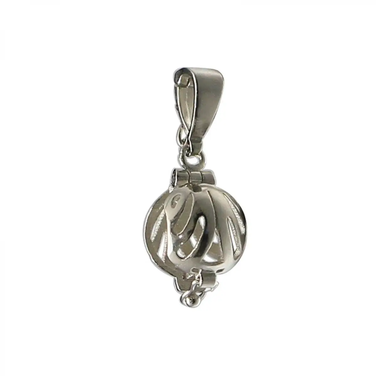 

beadsnice sterling pearl cage pendant wish pearl cage on sale personalized handmake gift for bride