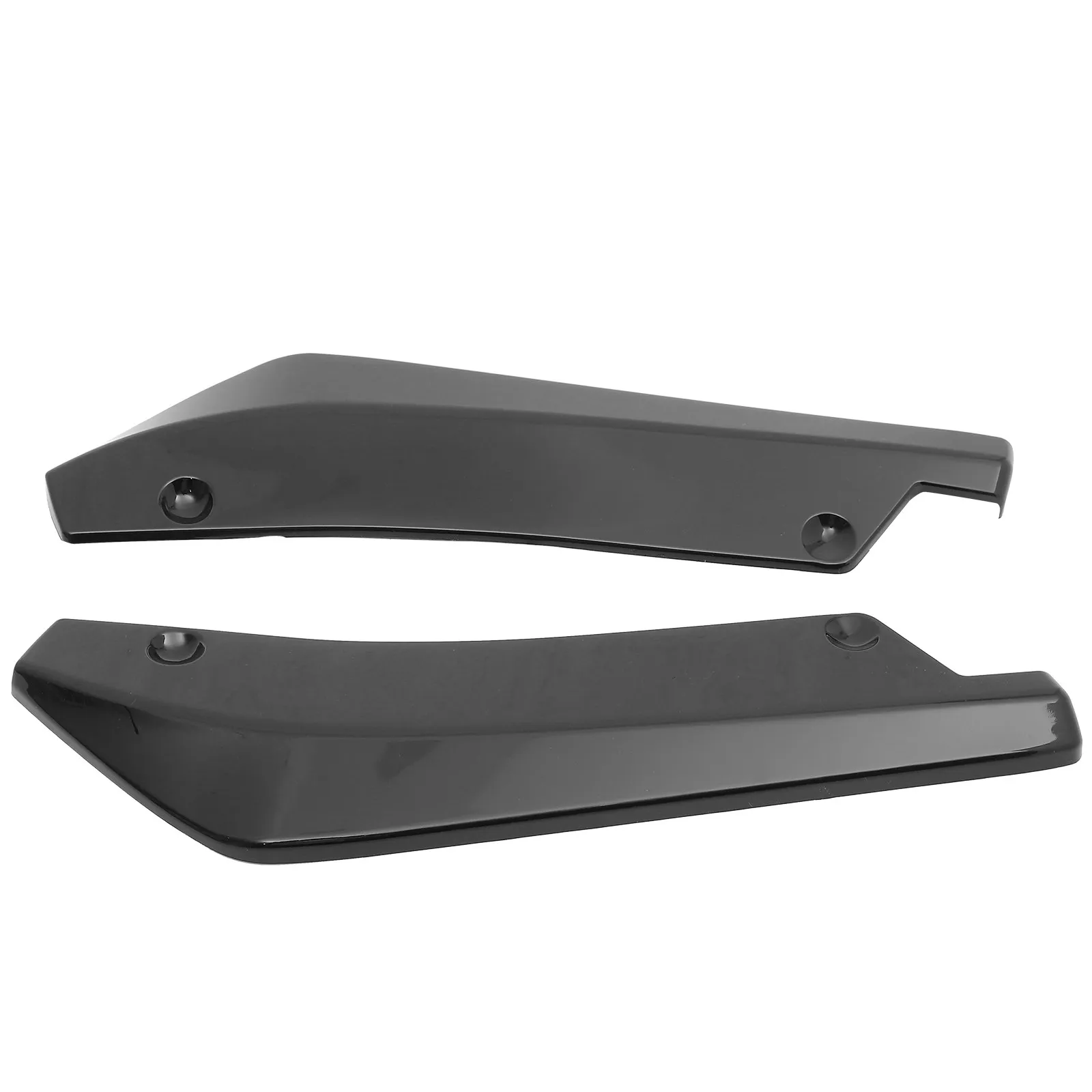 

Комплект из 2-х накладок на задний бампер, легкие защитные накладки из АБС-пластика, универсальные, для тюнинга экстерьера автомобиля