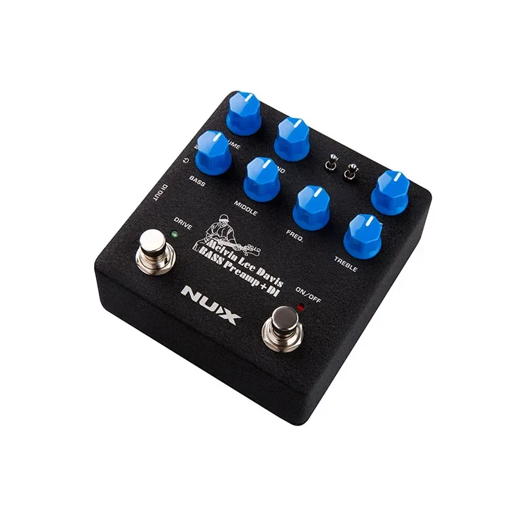 NUX NBP-5 electric bass guitar preamp DI pedal board effect pedals controller