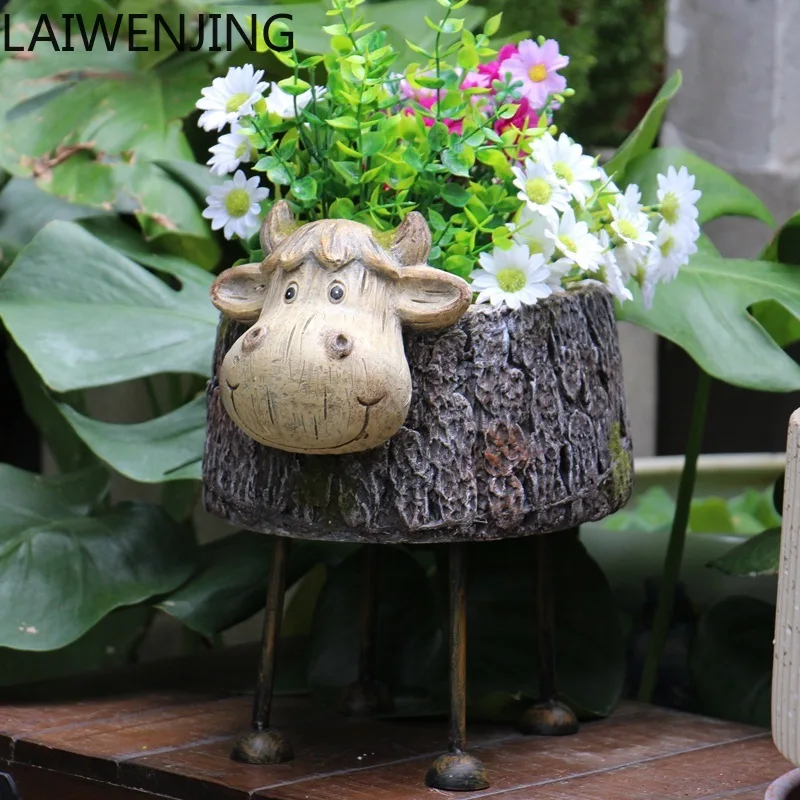 MJY Animal Succulent Planter Garden Landscape Decoration Ornament Homestay Setting