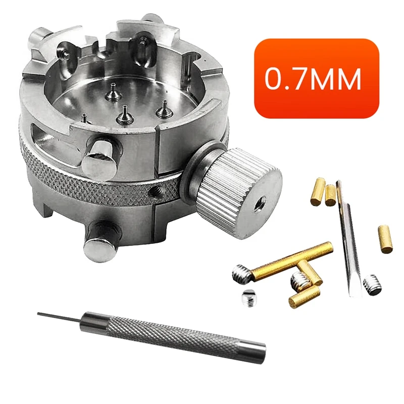 High Quality Watch Movement Holder For ETA 7750 7751 7753 / SW500 13 1/4 Adjusting Screws Watch Repair Tool Punch