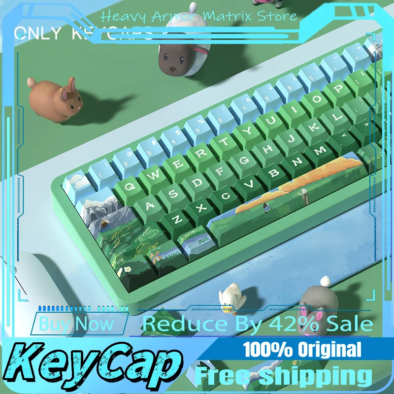 Heidi Theme Keycaps 138/112/158 Key Cherry/Mda/Mca Profile Pbt Mechanical Keyboard Anime Gaming Cartoon Gifts Collection Keycap