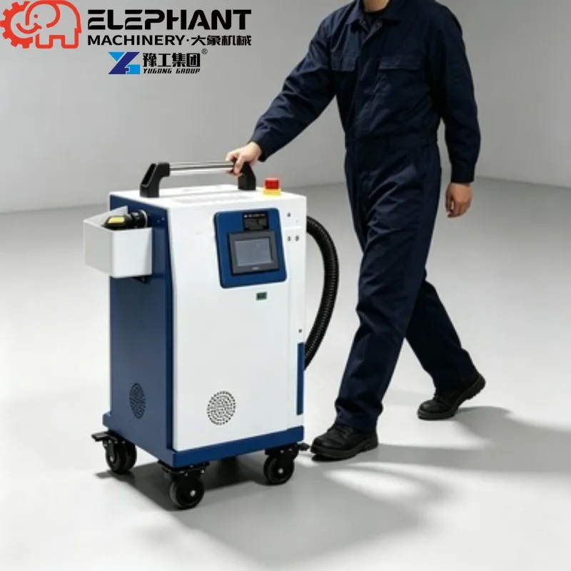 2000W High Power CW Handheld Fiber Laser Cleaning Machine For Metal Aluminum Rust Paint Oil Removal & Surface Restoration