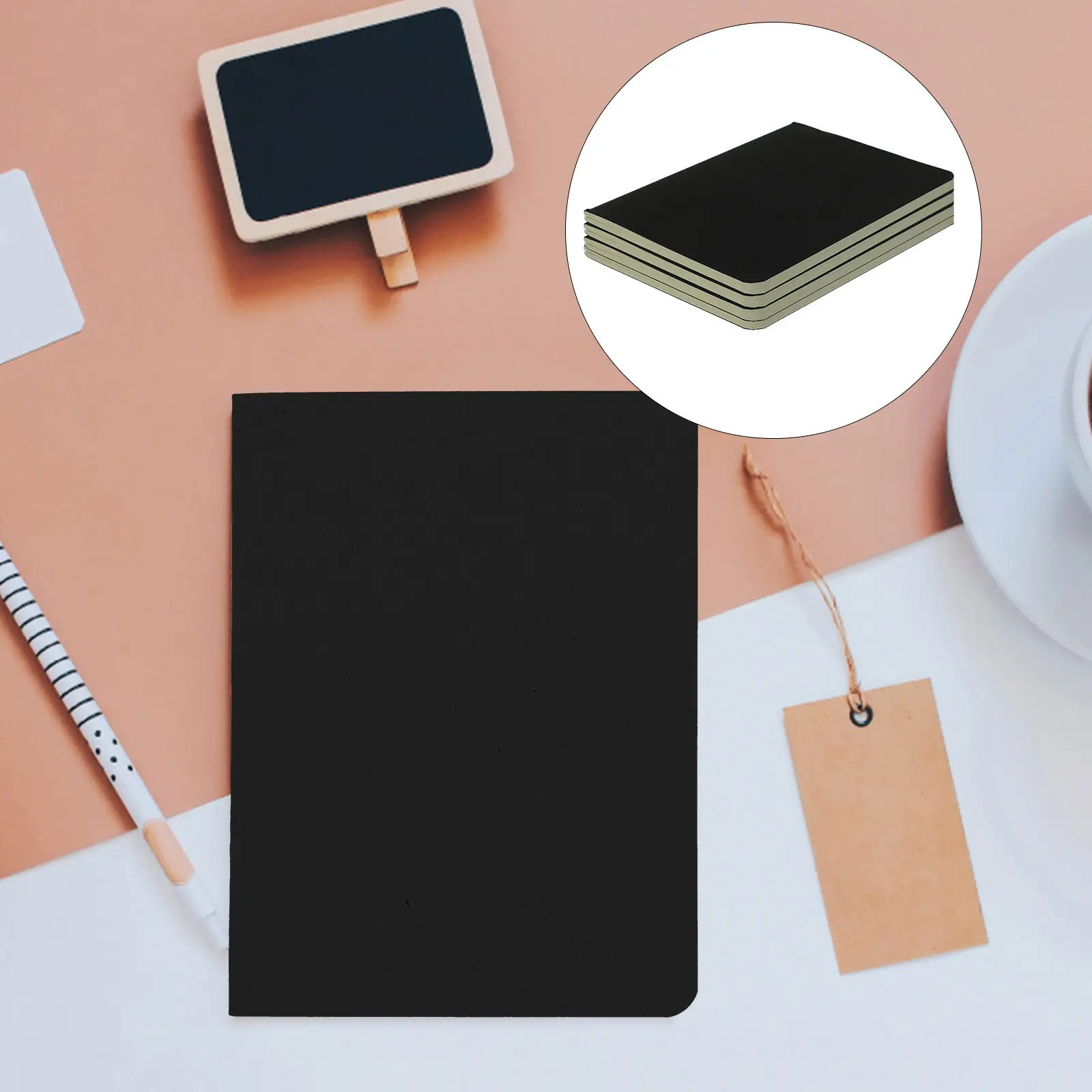 4Pcs Portable Sketchbooks Lightweight Thick Paper Drawing Painting Book for Artists Students Beginners Mini Watercolor