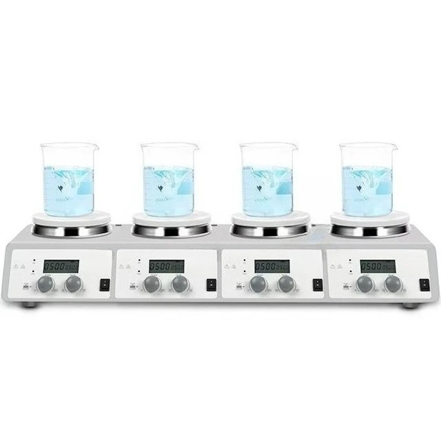MS-H340-S4 LCD 4-Channel Digital Magnetic Hotplate Stirrer