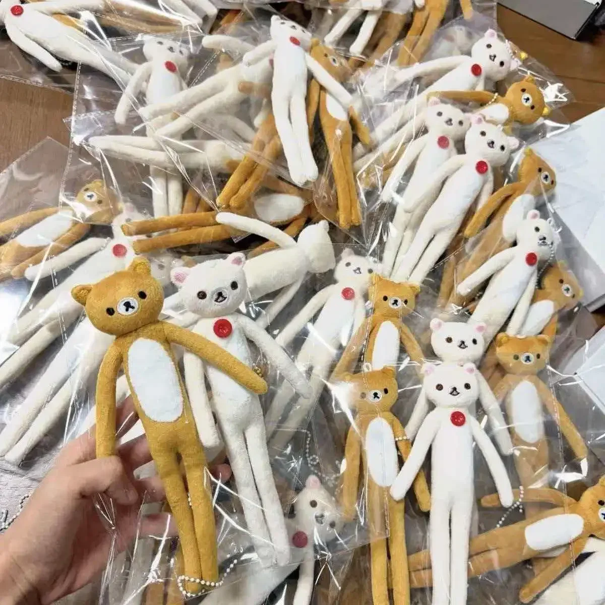 New Long Leg Rilakkuma Plush Soft Stuffed Doll Cute Plush Toy Gift For Women Decoration Home Ornament Gifts