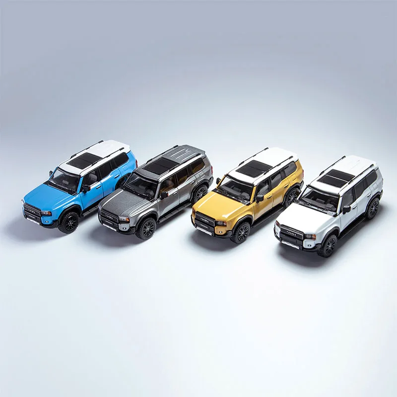 

Diecast 1:64 Scale Prado LC250 LC70 Off Road SUV Simulation Alloy Car Model Collection Limited Edition Hobby Souvenir Display