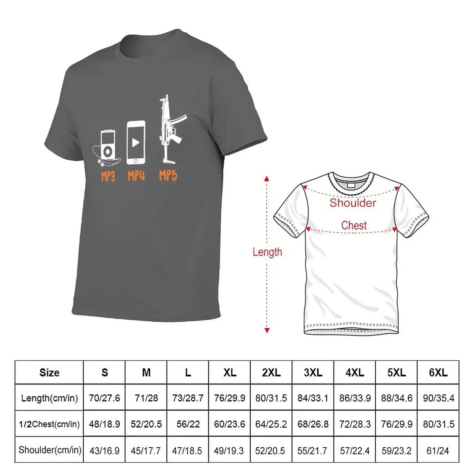 Funny Nerd Evolution Gamer Shirt: MP3 MP4 MP5 T-Shirt kawaii clothes cute clothes quick drying plain black t shirts men