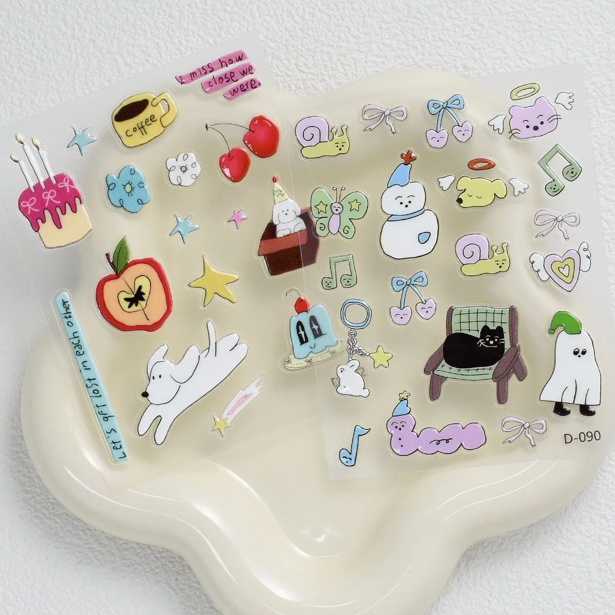 

6 шт. MIX для iphone 17 Pro Max 3D желейная наклейка для планшета, милые украшения для компьютера и мобильного телефона «сделай сам»