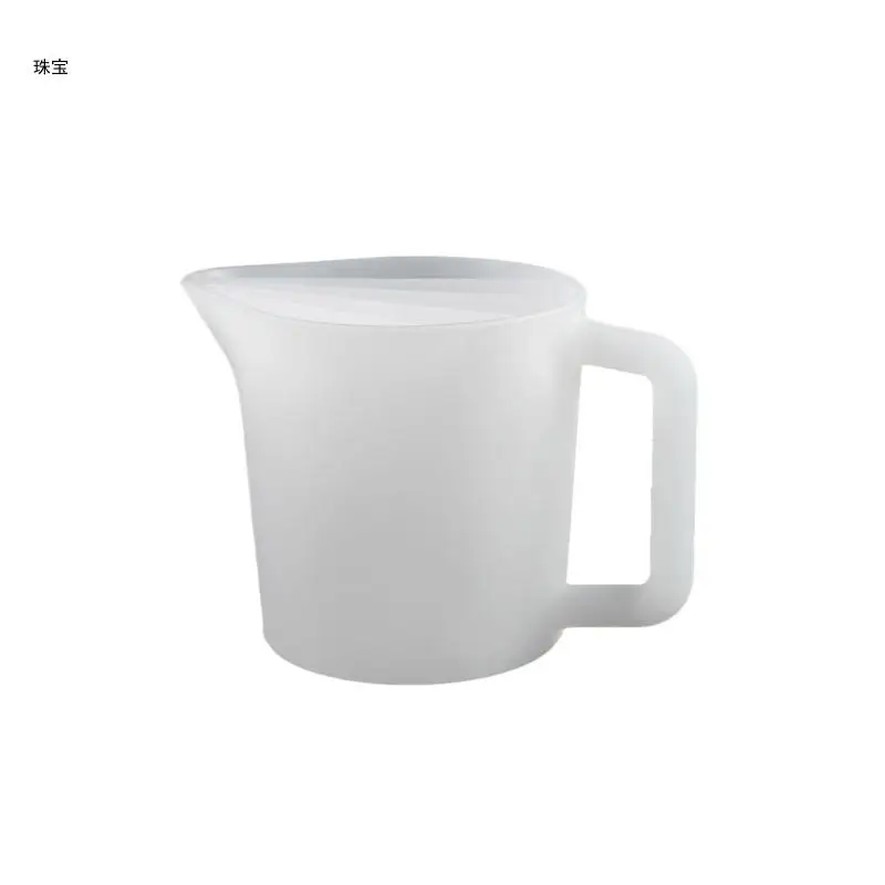 

X5QE Convenient 5 Silicone Mixing Cup Resin Color Mixing Cup with Handle Gift for Jewelry Making and Art Enthusiasts