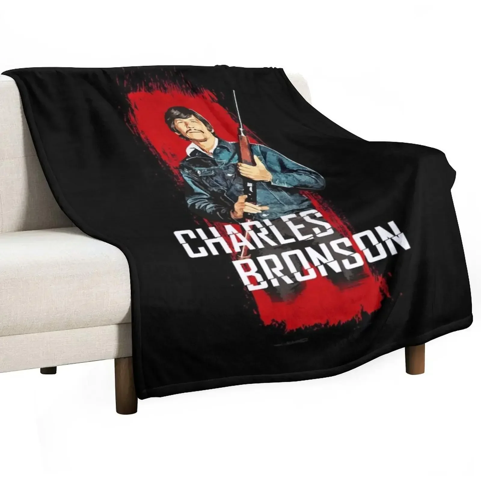 Day Gift for Charles Bronson - Mr. Majestyk Halloween Throw Blanket For Decorative Sofa Decorative Sofa Blankets