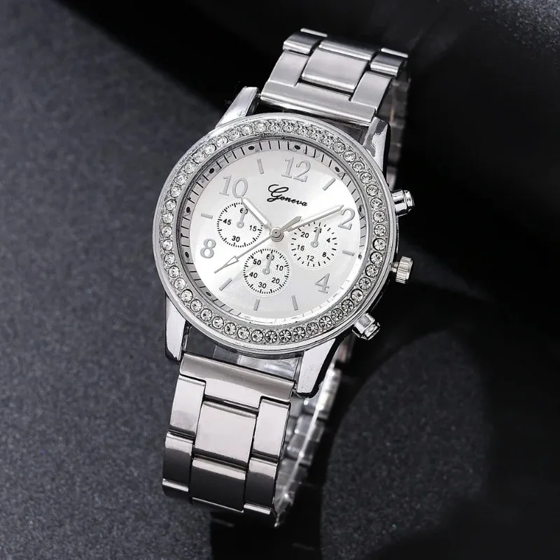 

2024 New Fashion Women Rose Gold Watch Luxury Reloj Mujer Wristwatch Female Casual Stainless Steel Quartz Watches Clock