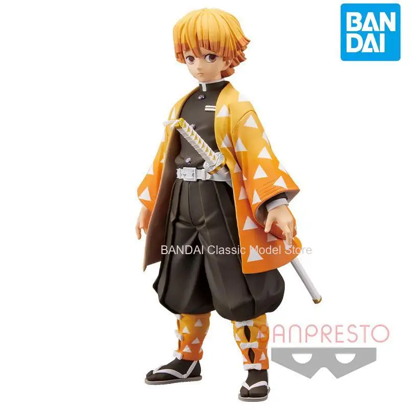 In Stock Original Banpresto Demon Slayer Kamado Tanjirou รูปอะนิเมะของแท้สะสมชนิดบรรจุกล่องตุ๊กตาของเล่นเครื่องประดับของขวัญ