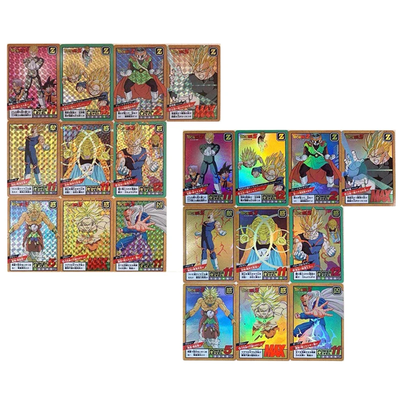 Dragon Ball Son Goku Torankusu Homemade Rainbow Grid Flashcards Anime Characters New Game Collections Boys Birthday Gift