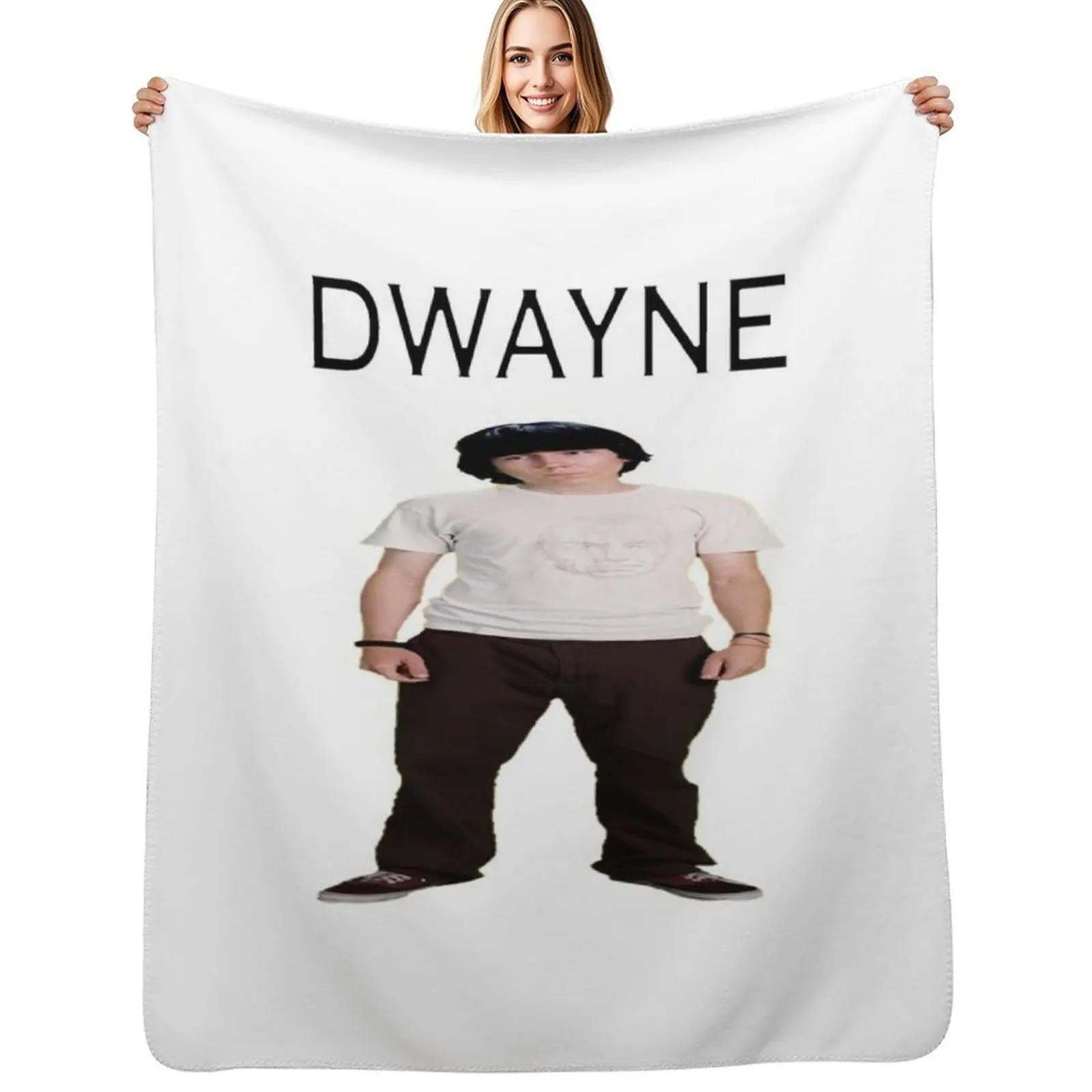 Dwyane Hooover Throw Blanket Sofa Throw christmas gifts Decoratives Plaid on the sofa Flannels Hair Blankets
