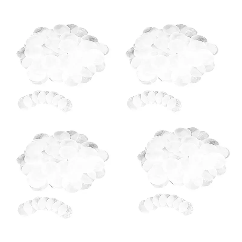 

ABWR-480 Pcs Round Natural Shells Capiz Sea Shells 2 Inch Oyster Shells For Crafting With 2 Holes Sea Shell Discs