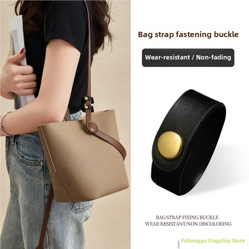 

Регулируемый синий кожаный ремень для сумки-ведра, аксессуары для сумок через плечо, фиксированный ремень из натуральной воловьей кожи для сумок