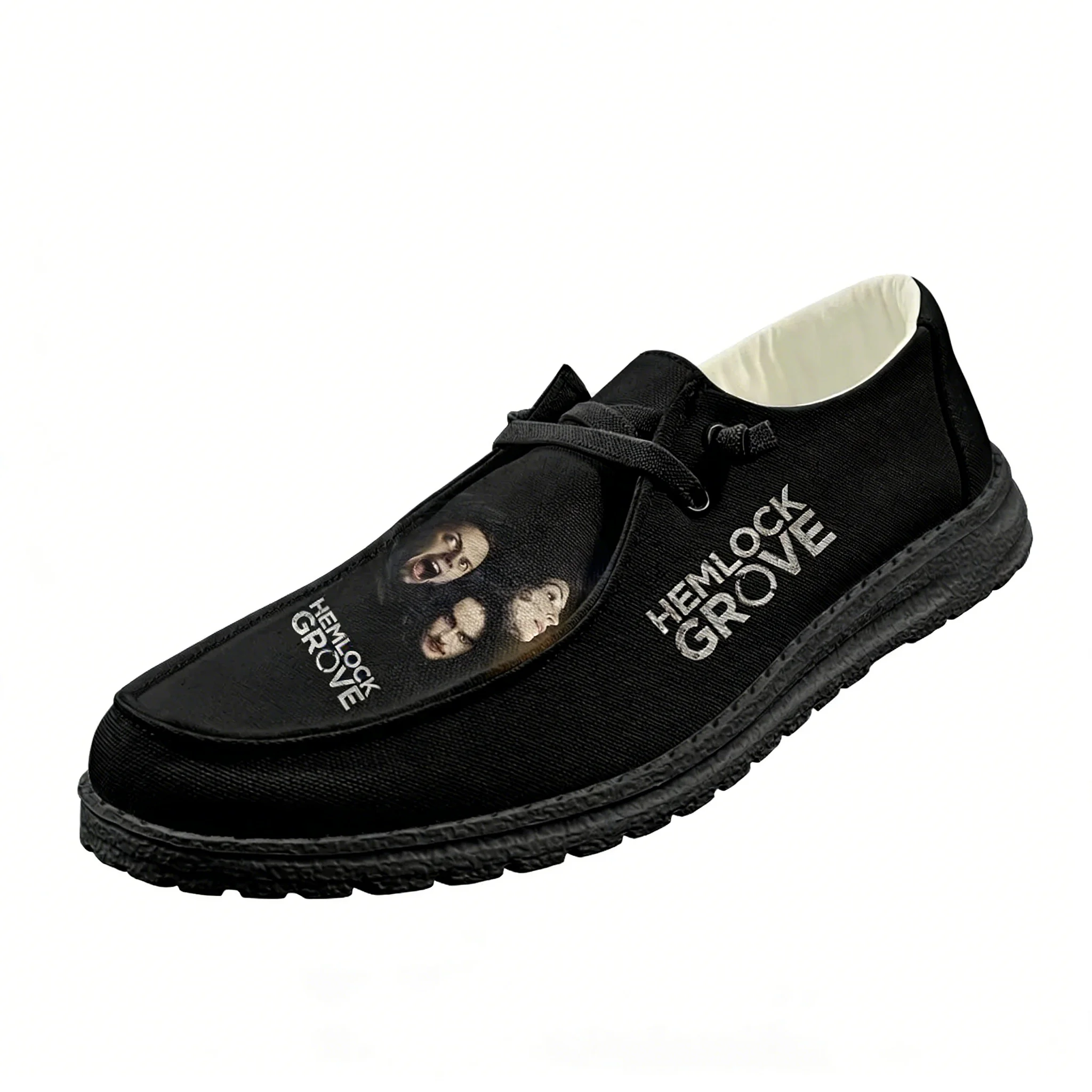 Hemlock Grove Zapatos casuales para hombre y mujer, calzado plano para interiores y exteriores, zapatos ligeros, patrones populares de moda, zapatos hechos a medida