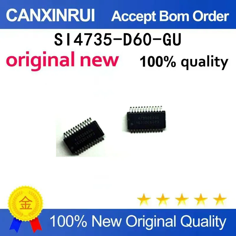 (5pcs-100pcs)SI4735-D60-GU package SSOP24 silk screen 4735D60GU RF receiver