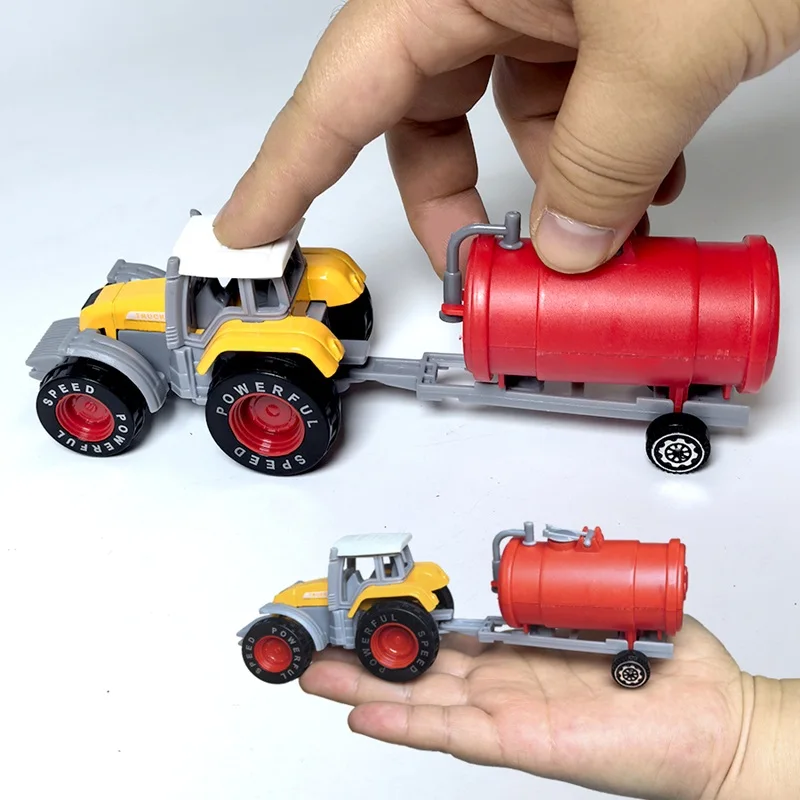 1 Stück Mini-Landwirtschaftsfahrzeuge, Diecast-Trägheitsauto, Spielzeugmodell, technischer Sprinkler, Automodell, Traktor, technisches Modell für Kinder, Geschenk