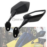 Espejo retrovisor de carbono para motocicleta, accesorio para DAYTONA 675 R, Benelli 302R, 252R, Bajaj Pulsar 200, NS/200 RS