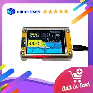 penambang kutu buku baru v3 Lotere Solo BTC 2,8 inci Penambang Kutu buku Kripto Penambang Bitcoin Mesin Penambangan Solo 8 penambang usb asic penjualan terbaik - №