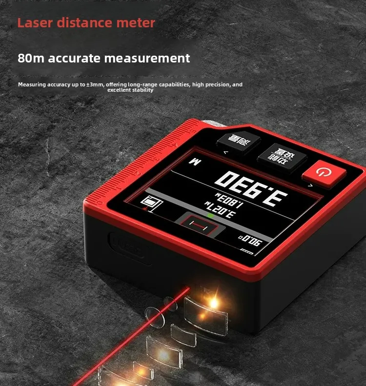 High Precision Laser Digital Inclinometer Electronic Level Angle Measuring Tool