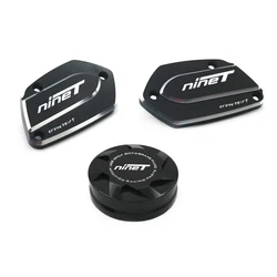 Front Rear Brake Fluid Reservoir Cover For BMW R nineT Scrambler /Racer/Pure/Urban GS 2017-2026 RNINET Master Cylinder Tank Cap