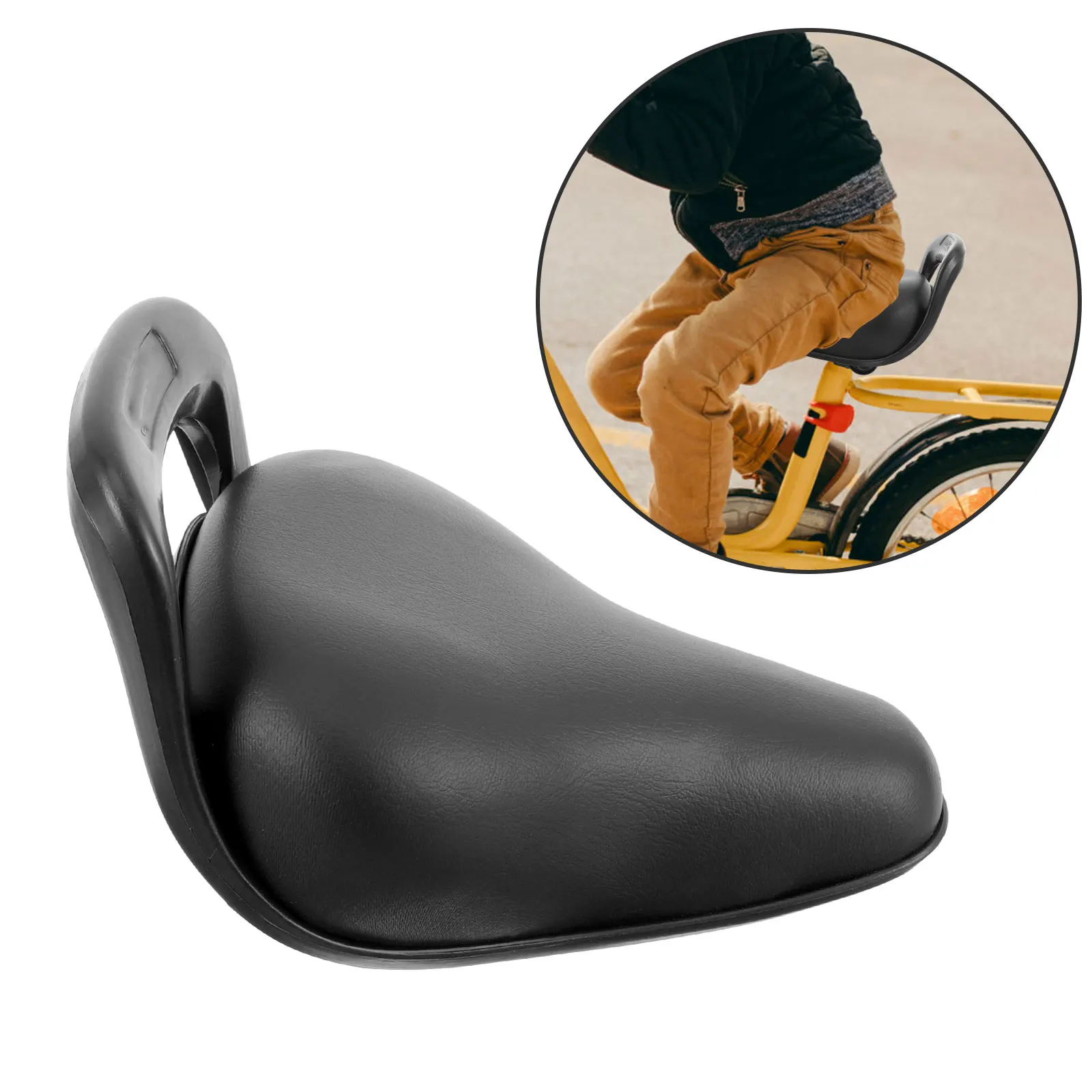 

Thickened Durable Bike Rear Saddle Comfortable Shock Absorption Bicycle Backseat Cushion For Mountain Road Bike Seat Replacement