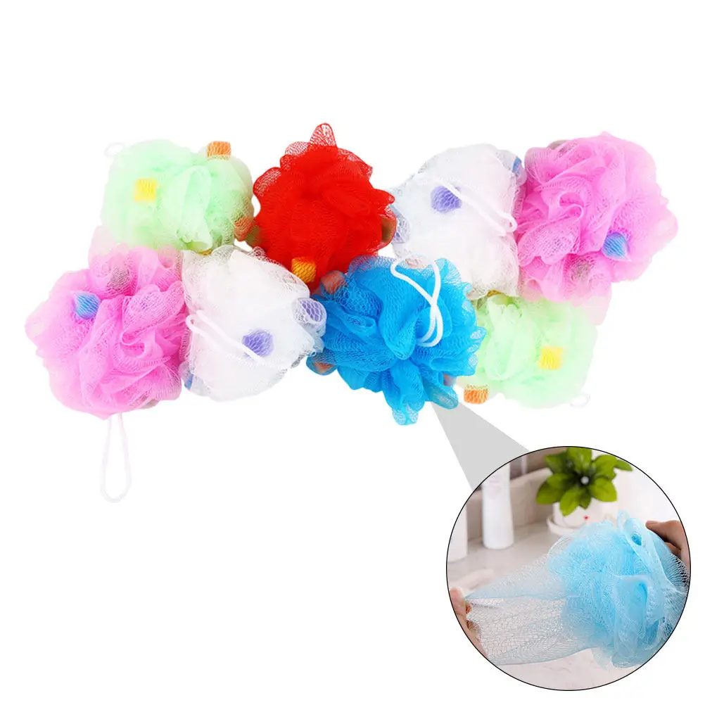8Pcs Bubble Making Net Bath Ball Shower Sponge Ball for Deep Cleaning Relaxing Body Scrub Gentle Exfoliation Skin Care Unisex