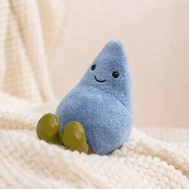 Nowa Wampirzyca Bakłażan Kropla Deszczu Lalka Symulacja Wypełniona Pluszowa Zabawka Kreskówka Anime Śliczny Prezent Urodzinowy dla Dzieci Zabawna Lalka