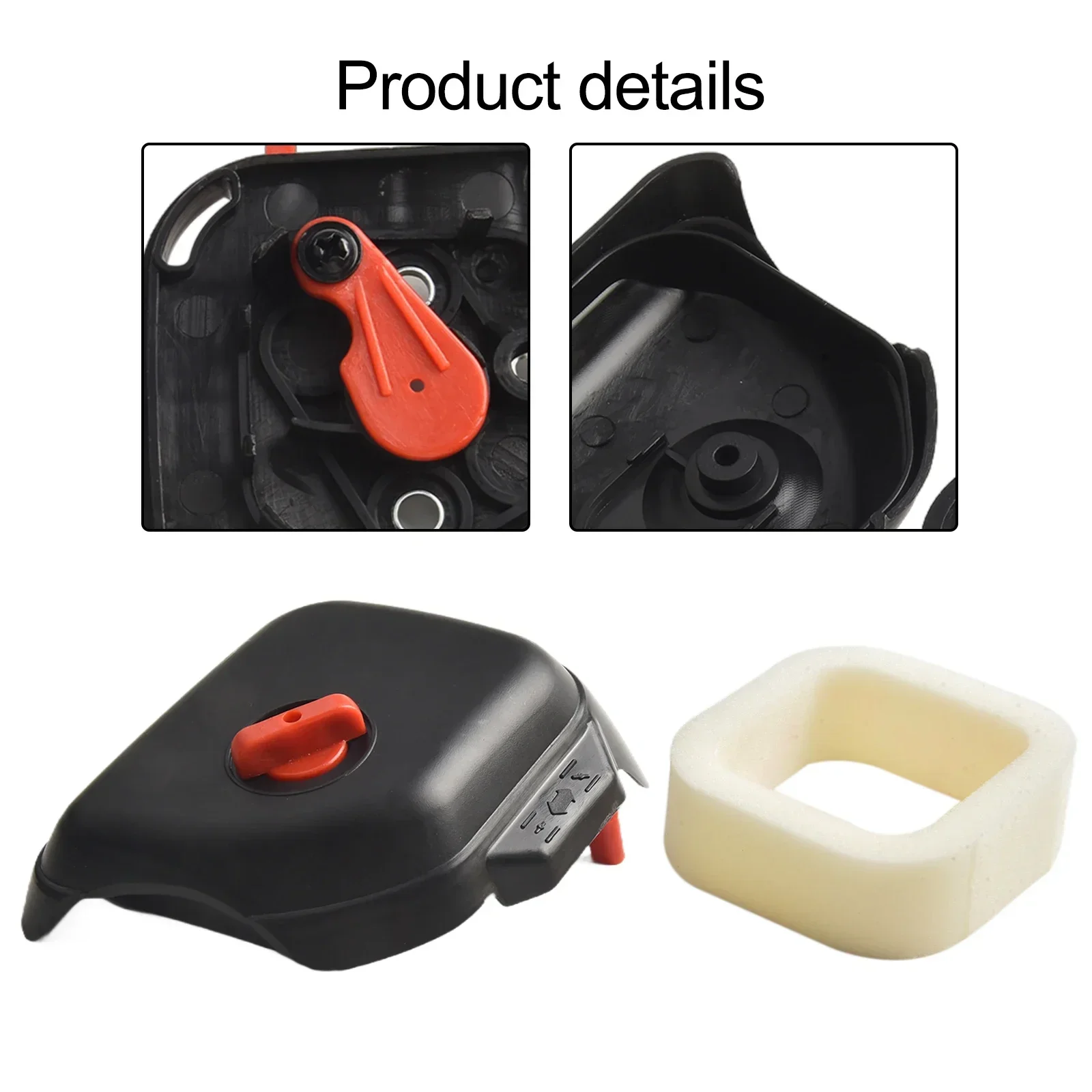 Durable New Air Filter Box Choke Assembly Rubber Stable 2 Cycle Accessories Kits Part Replacement For Brushcutter