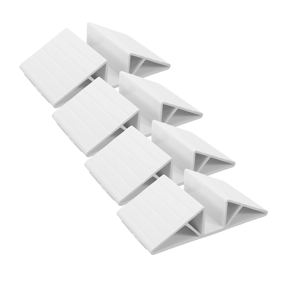 4pcs Fence Reinforcement Card Slot Baby Gate Fittings Support Feet Stability Panel Plastic Child Safety Triangle Reinforcement