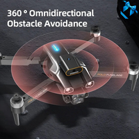 Brushless drone high-definition 4K aerial photography four-axis remote-controlled Dual cameras with obstacle avoidance hovering