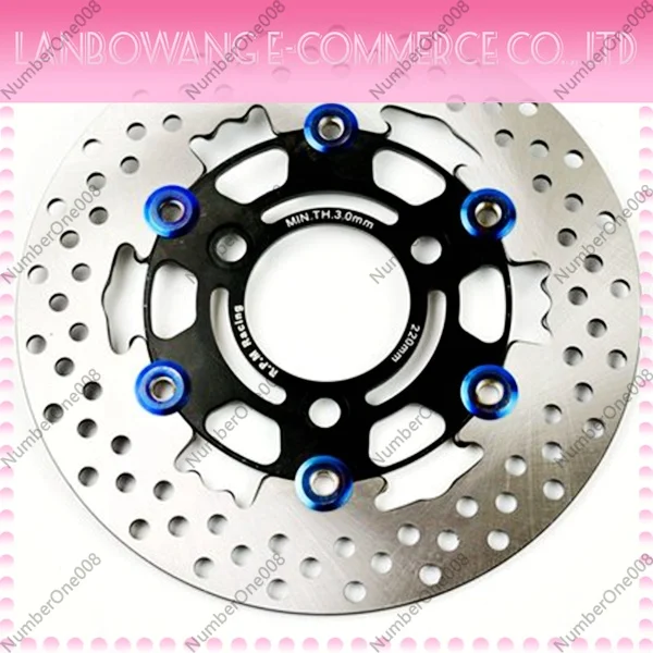 

Universal 3 hole RPM aluminum alloy floating disc motorcycle brake pad 220mm disc brake with 70mm hole distance