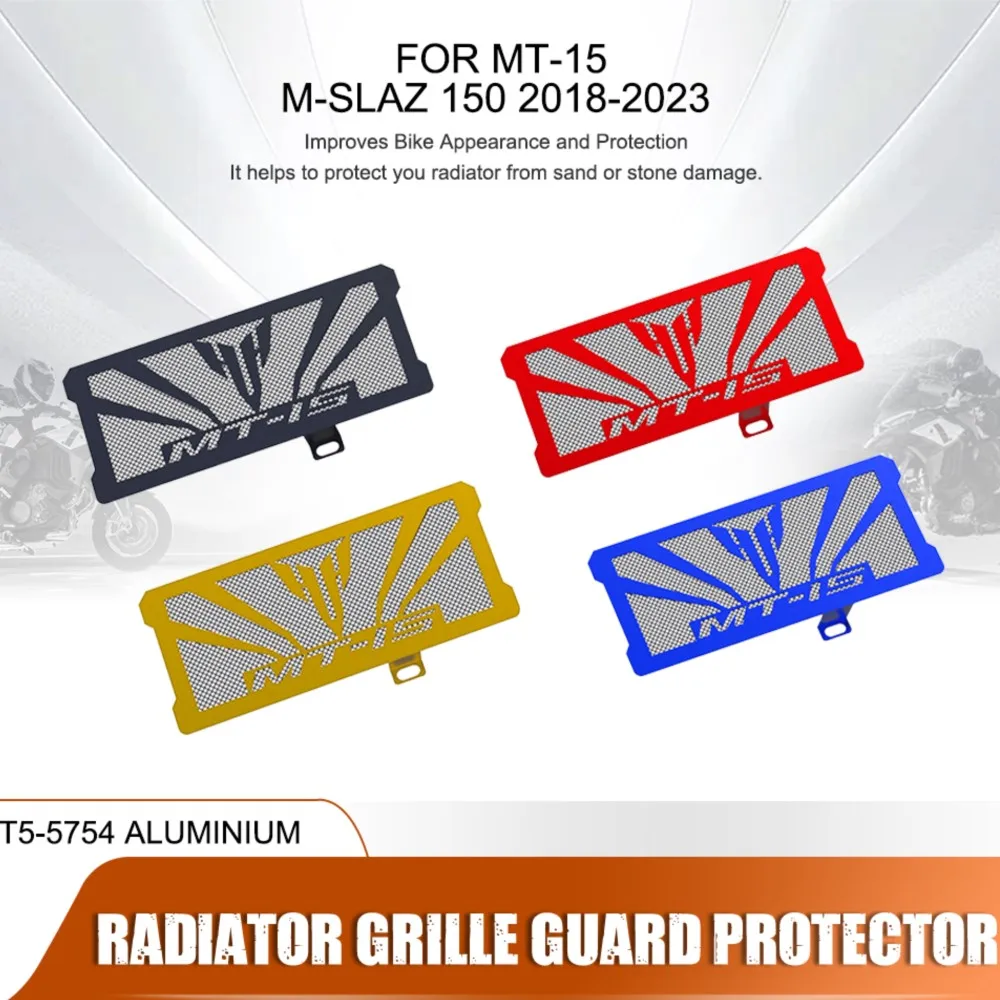 

Radiator Grille Guard Cover Protector Fit For Yamaha MT-15 M-SLAZ 150 2018-2019-2020-2021-2022-2023-2024 Motorcycle Accessories