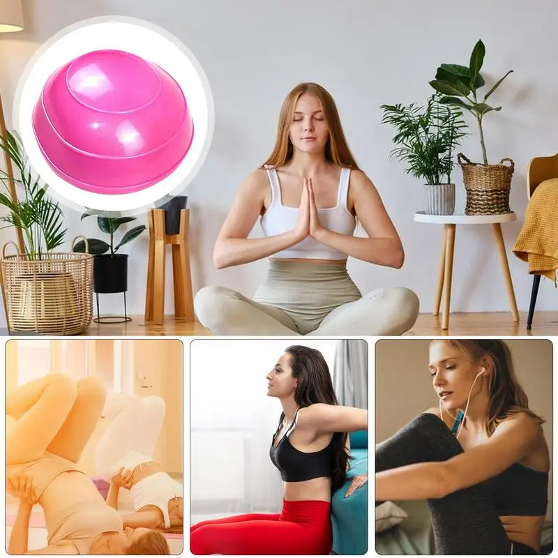 Exercise Half Ball Home Workout Exerciser Ball For Women Sport Balance Training Ball For Home Gym Exercise Balance Training