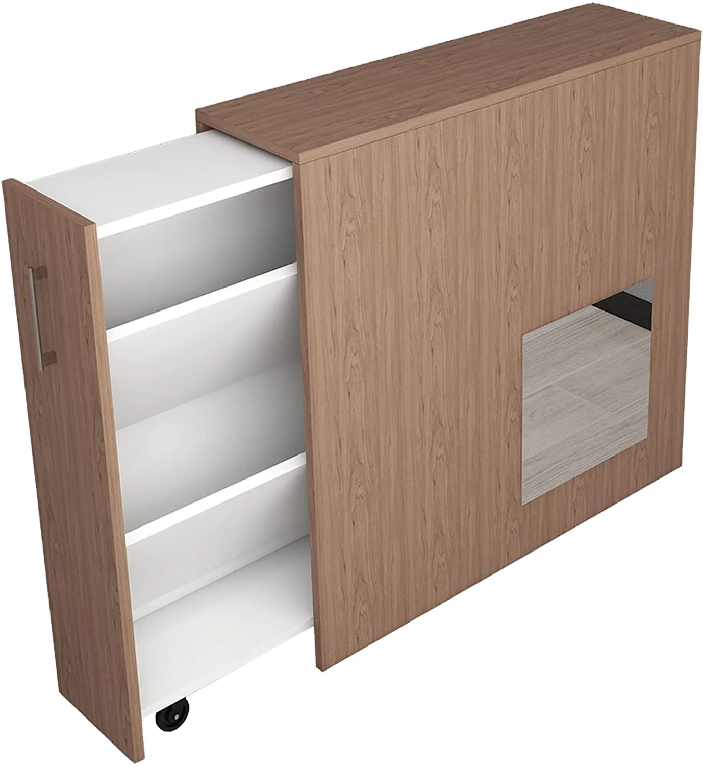 ￥3-tier-shoe-cabinet-furniture-with-mirror-modern-freestanding-shoe-rack-storage-organizer-for-narrow-closet-entryway