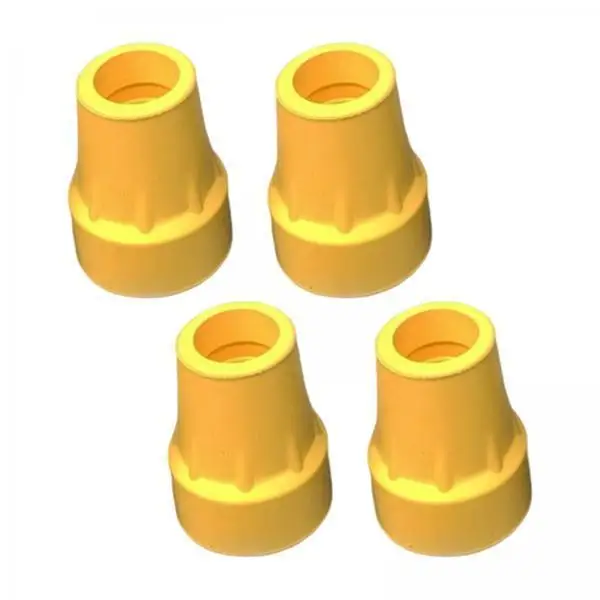 Heavy Duty Rubber Crutch Tips Anti Slip Replacement Cane Feet for Walking Crutches Hiking Sticks Durable Shock Absorbing Caps