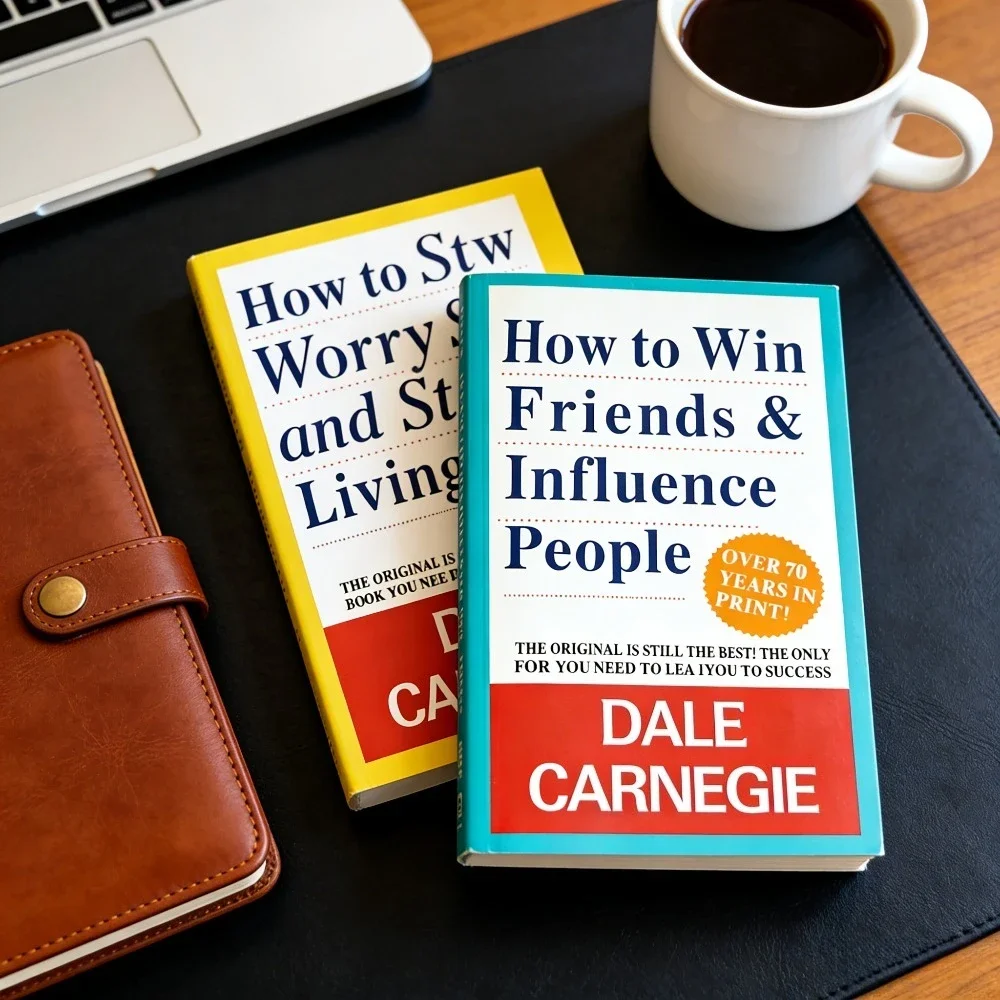 كيف تتحصل على الأصدقاء وتأثير الناس + كيف تتوقف عن القلق ديل كارنيجي - الإغاثة الاجتماعية/القلق |   دليل النمو الشخصي