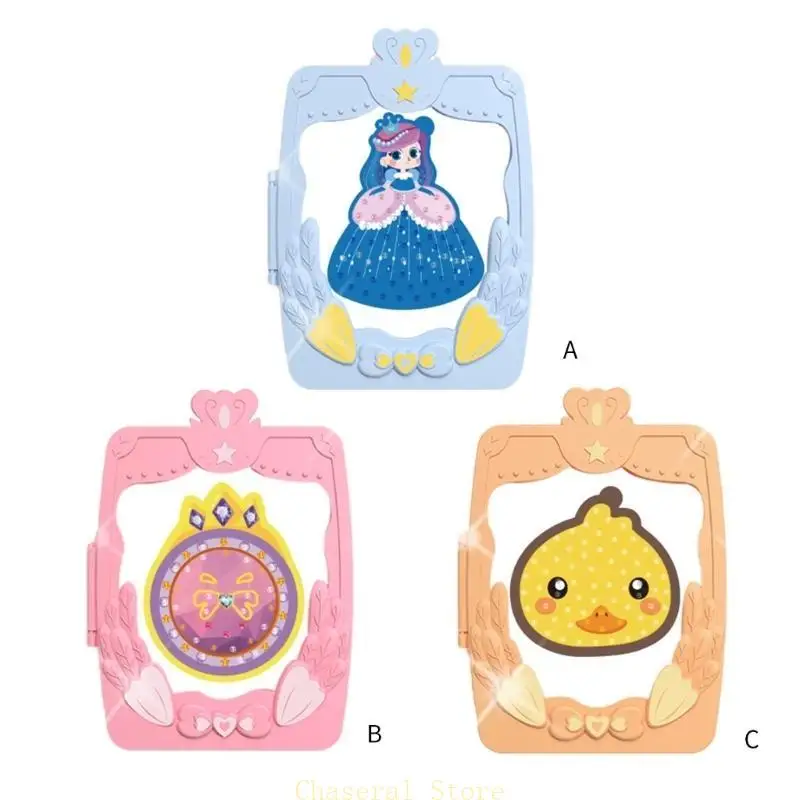 E7CE Kids Craft Craft Cloth Zestawy do malowania zabawek dla dziewcząt 3-8y DIY 3-D Fabric Rysunek Zabawne ozdoby szkolne