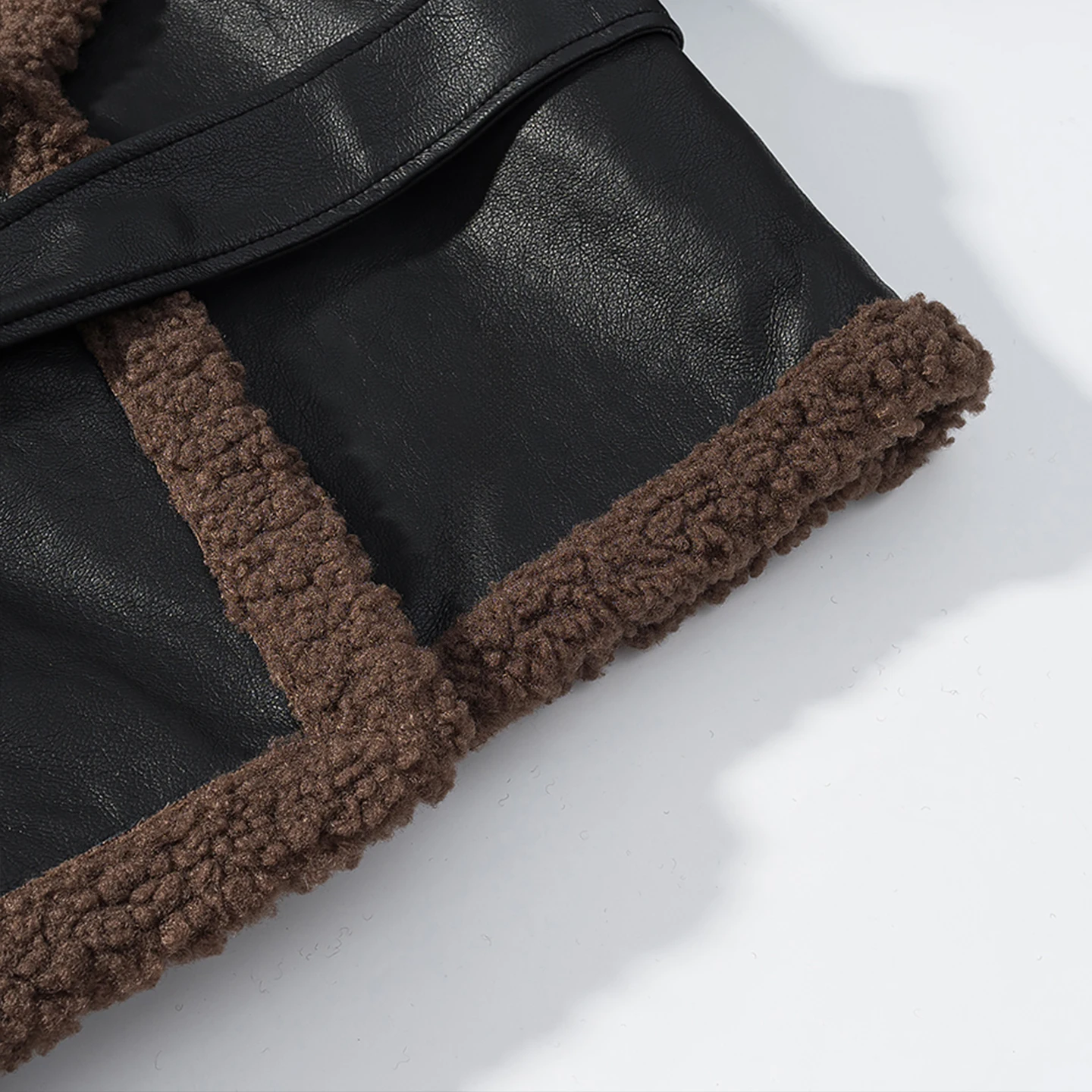 Faionable Leather And Fur Inteated Jaet Women's Sle Personali Daily Casual Autumn 2025 New Arrival Z Brand