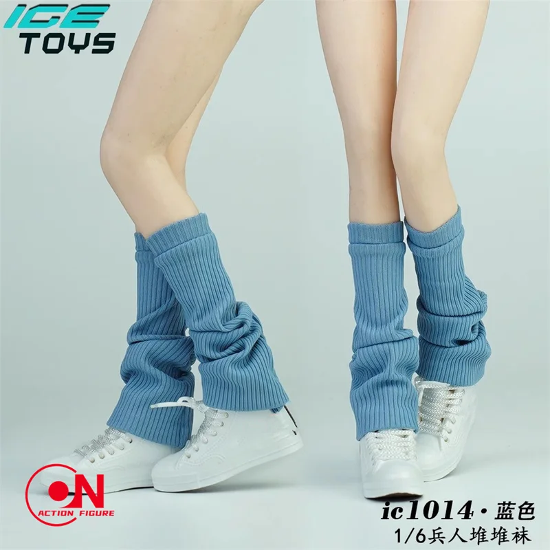 1/6 ic1014 Female Knitting Leg Warmer Loose Footless Socks Cover Clothes Accessory Model Fit 12'' bjd Soldier Action Figure Doll