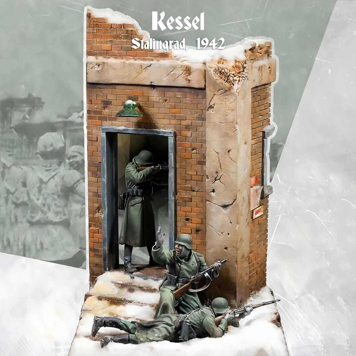 1/35 Resin Model Figure Kits GK , Three People，Including Scene，Military Theme，Unassembled And Unpainted,344C