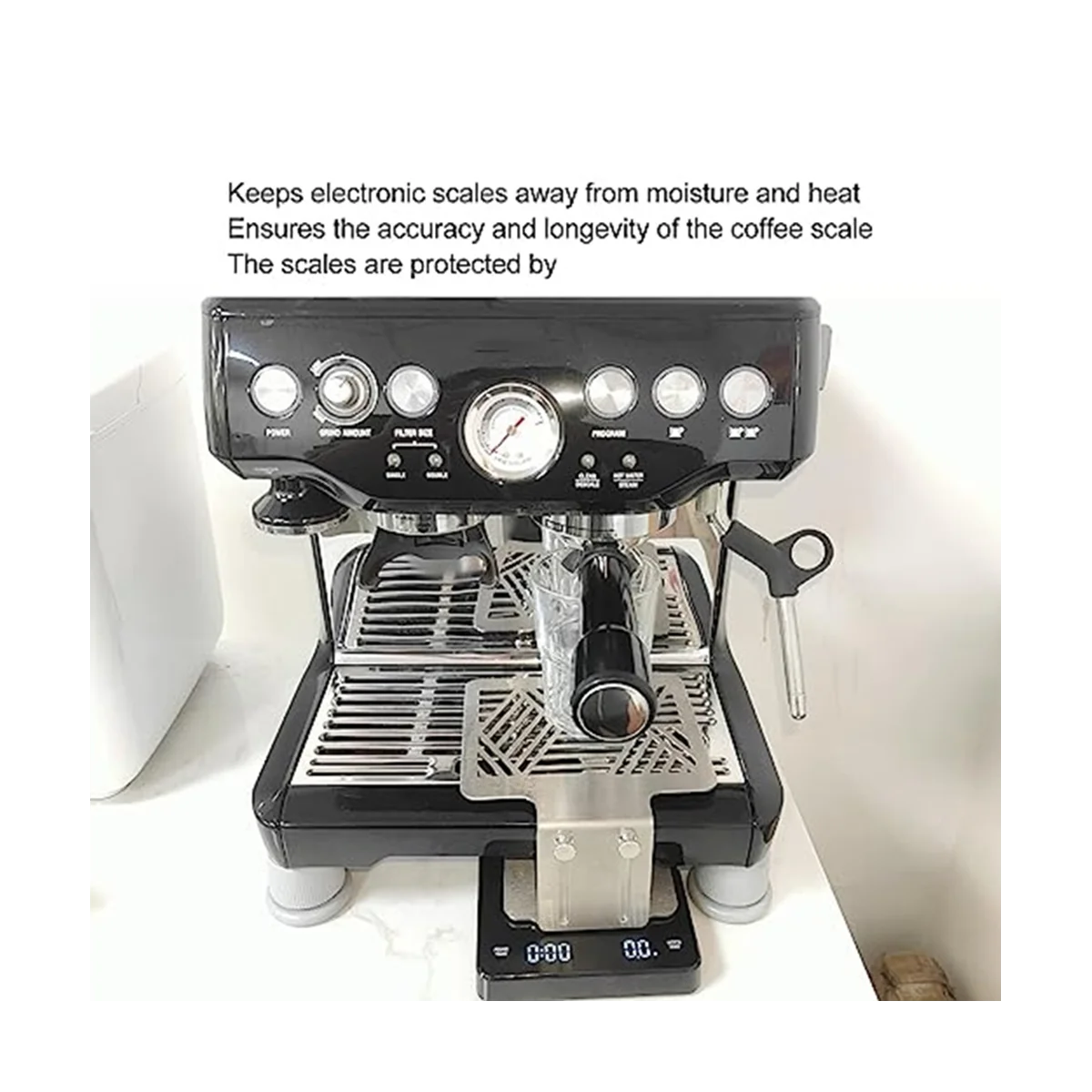 مقياس القهوة، رف وزن القهوة، رف الوزن الإلكتروني، استخلاص القهوة الخاص، رف القهوة القابل للتعديل، B